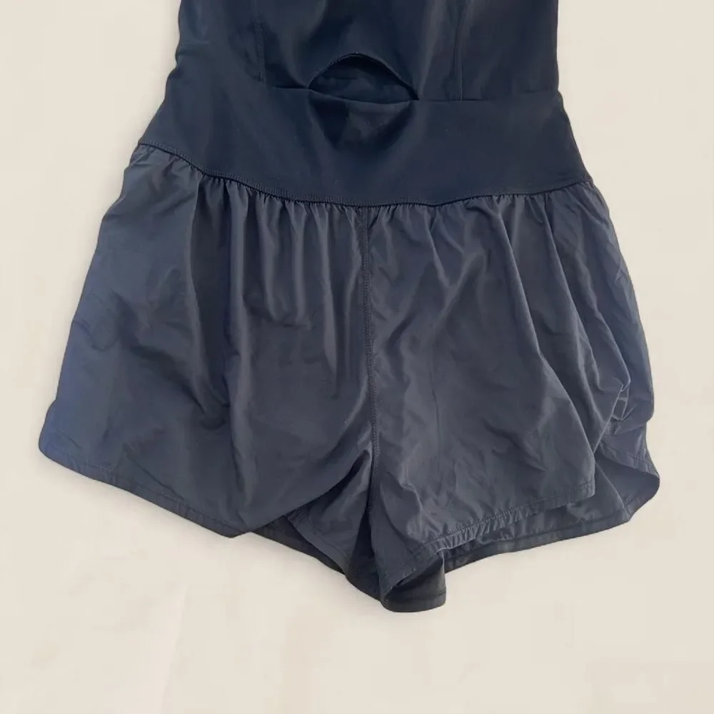 Free-people Women's Black and Navy Playsuit-romper - Picture 7 of 8